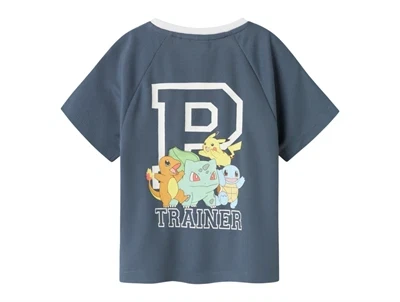Name It t-shirt blue mirage med Pikachu og hvide detaljer